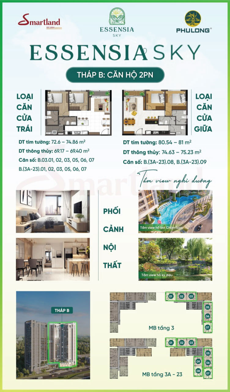 chi tiết căn essensia sky