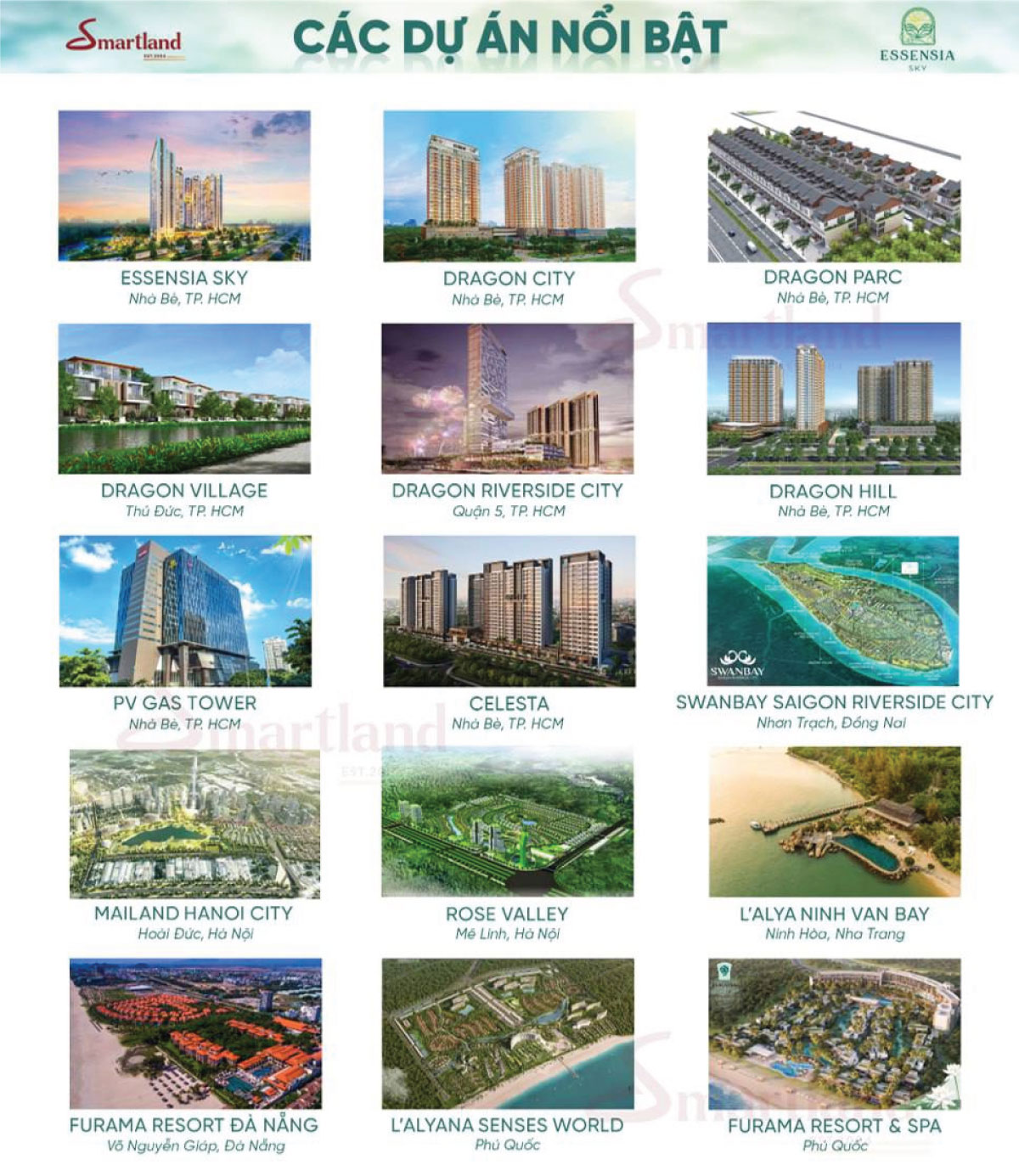 dự án nổi bật phú long