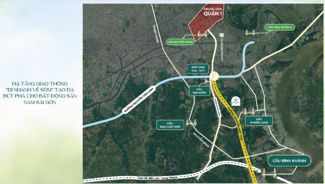 vị trí dự án essensia sky