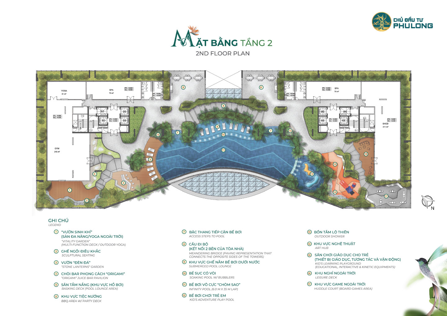 mặt bằng tiện ích Essensia sky