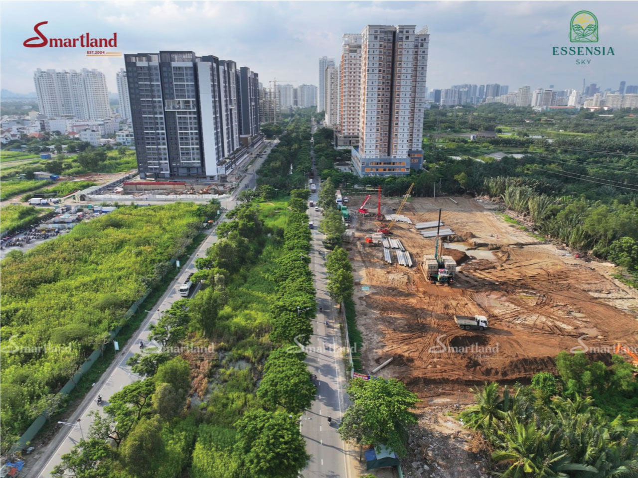 tiến độ Essensia sky