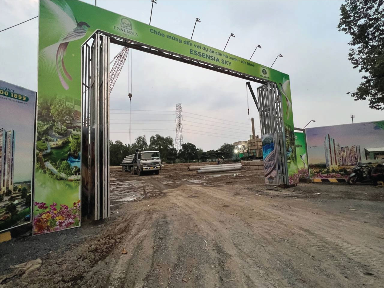 tiến độ Essensia sky