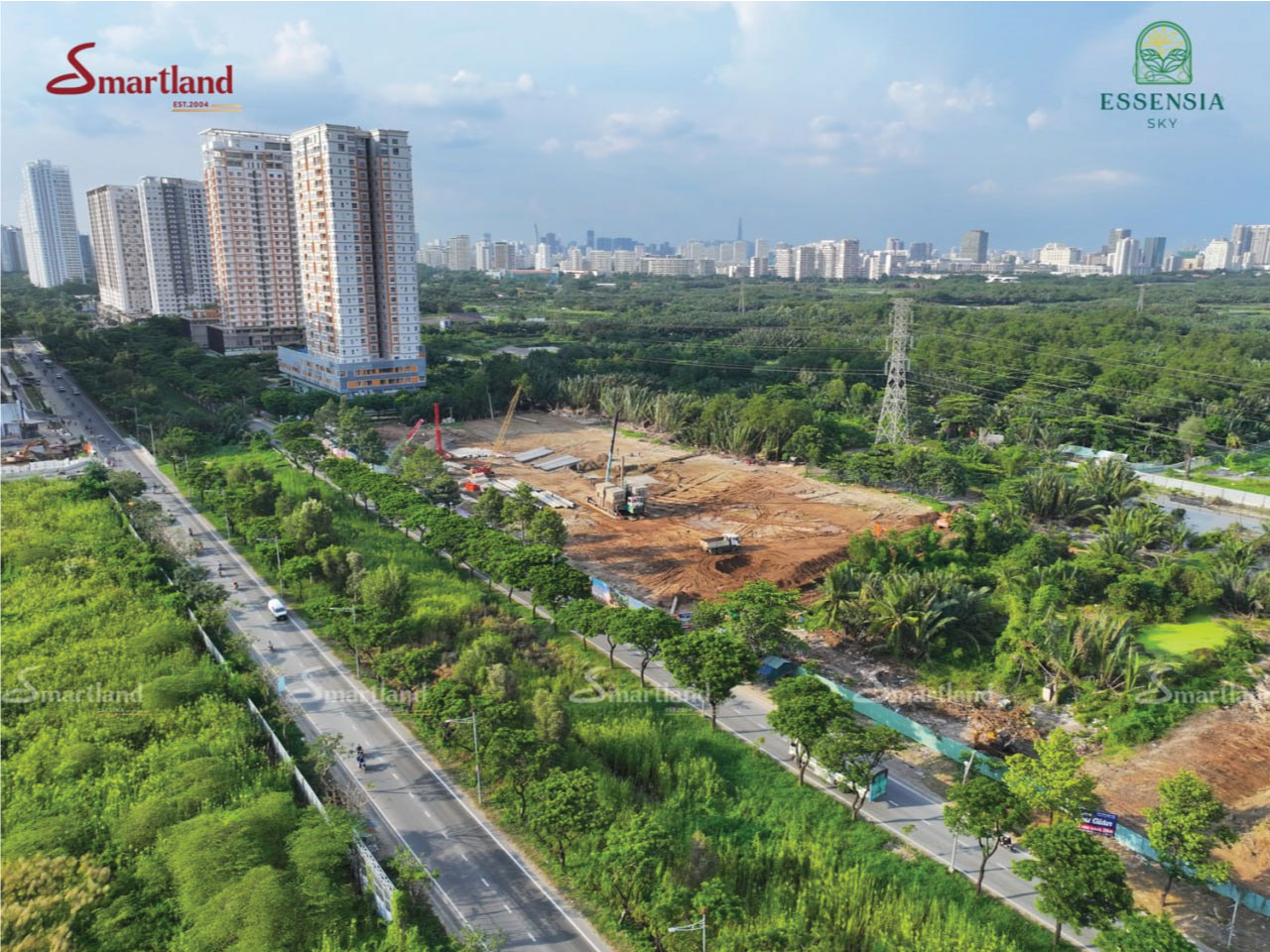 tiến độ Essensia sky