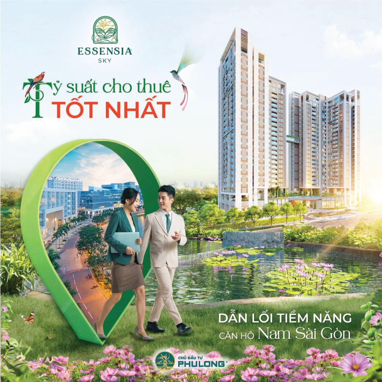 tỷ suất cho thuê essensia sky
