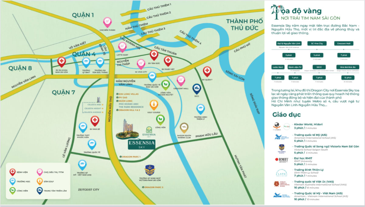 vị trí essensia sky